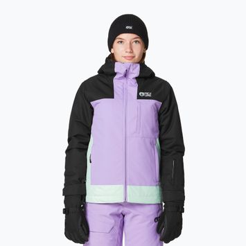 Kurtka narciarska dziecięca Picture Seady black/paisley purp /silt green