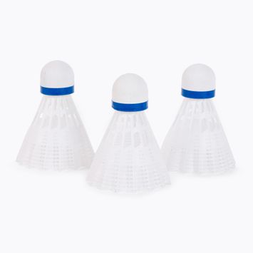 Lotki do badmintona Sunflex Nylon 3XW 3 szt. białe 53558