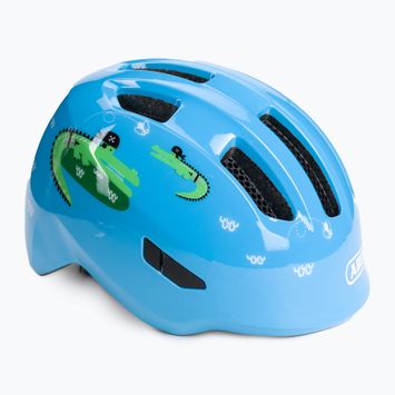 Kask rowerowy dziecięcy ABUS Smiley 3.0 blue croco