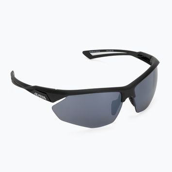 Okulary przeciwsłoneczne Alpina Nylos HR black matte/ black mirror