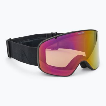 Gogle narciarskie dziecięce Alpina Fernie Q-Lite black matt/ red