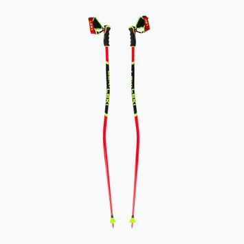 Kije narciarskie LEKI WCR GS 3D bright red/black/neon yellow