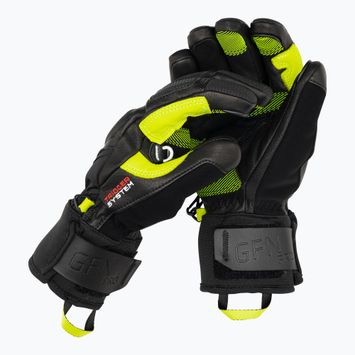 Rękawice narciarskie męskie LEKI Griffin Pro 3D black/lime/white