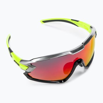 Okulary przeciwsłoneczne CASCO SX-34 Carbonic black/neon yellow