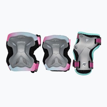 Zestaw ochraniaczy dziecięcych Powerslide Kids Pro Set grey/pink