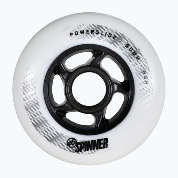Kółka do rolek Powerslide Spinner 90 mm/88A 4 szt. white