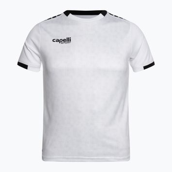 Koszulka piłkarska dziecięca Capelli Cs III Block Youth white/black