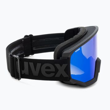 Gogle narciarskie UVEX Athletic CV black matt/mirror blue colorvision green