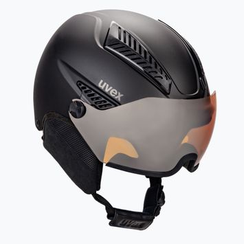 Kask narciarski damski UVEX Hlmt 600 visor black/matte