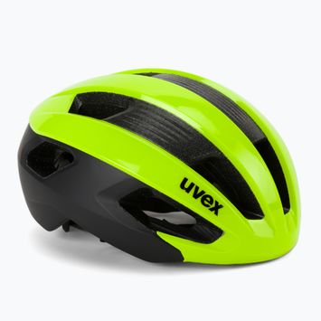 Kask rowerowy UVEX Rise CC neon yellow/black
