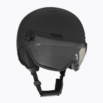 Kask narciarski UVEX Wanted Visor V black matt/variomatc smoke