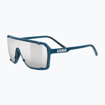 Okulary przeciwsłoneczne UVEX Esntl Epic blue matt/mirror silver