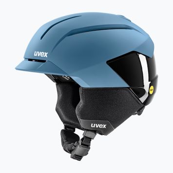 Kask narciarski UVEX Levitate MIPS stone blue/black matt