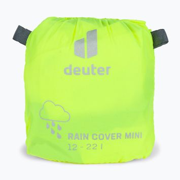 Pokrowiec na plecak deuter Rain Cover Mini 12-22 l neon