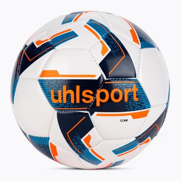 Piłka do piłki nożnej uhlsport Team white/navy/fluo orange rozmiar 5