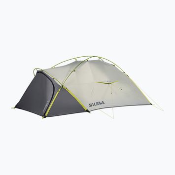 Namiot trekkingowy 3-osobowy Salewa Litetrek III lightgrey/cactus