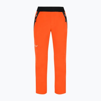 Spodnie trekkingowe dziecięce Salewa Rosengarten DST red orange