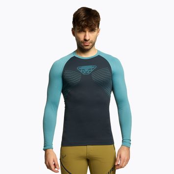 Koszulka termoaktywna męska DYNAFIT Speed Dryarn LS czarno-niebieska 08-0000071056