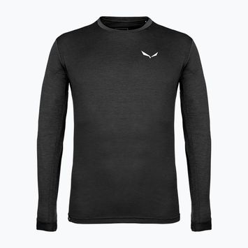 Longsleeve trekkingowy męski Salewa Puez Melange Dry black out melange
