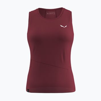 Koszulka trekkingowa damska Salewa Puez Sporty Dry Tank syrah