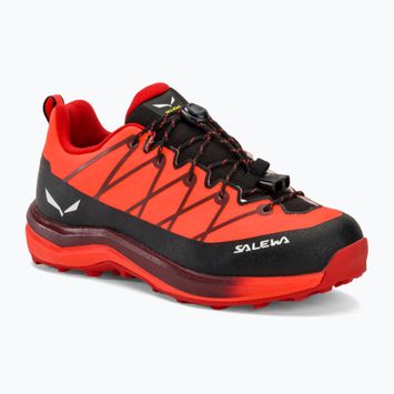 Buty podejściowe dziecięce Salewa Wildfire 2 Ptx fluo coral.syrah