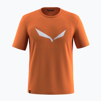 Koszulka męska Salewa Solidlogo Dry burnt orange