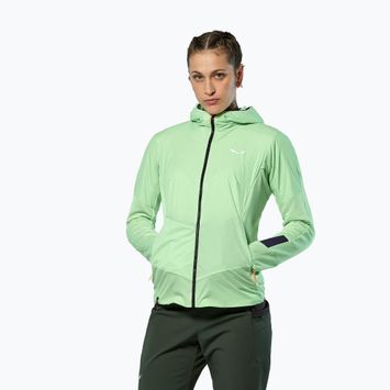 Kurtka przeciwwiatrowa damska Salewa Pedroc Polarlite Wind Hood pastel green