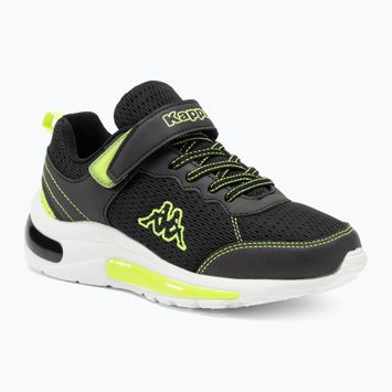 Buty dziecięce Kappa Larus black/lime