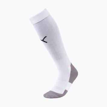 Getry piłkarskie dziecięce PUMA Team Liga Core puma white/puma black