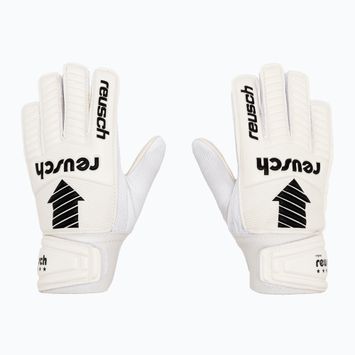 Rękawice bramkarskie dziecięce Reusch Legacy Arrow Solid white