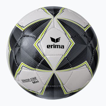 Piłka do piłki nożnej ERIMA Senzor Star Match Mini black/grey rozmiar 0