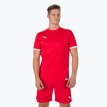 Koszulka męska PUMA Teamliga Jersey puma red/puma white