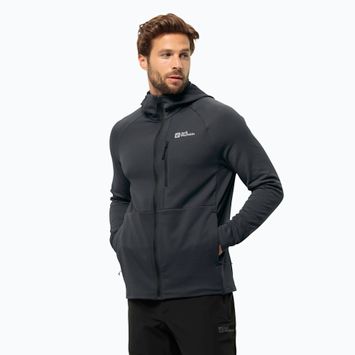 Bluza  polarowa męska Jack Wolfskin Kolbenberg Hooded Fz phantom