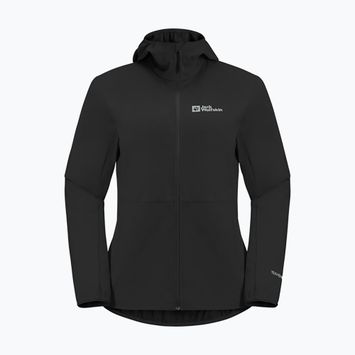 Kurtka softshell damska Jack Wolfskin Feldberg Hoody black