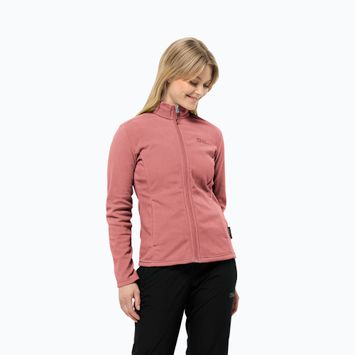 Bluza polarowa damska Jack Wolfskin Taunus Fz mineral red