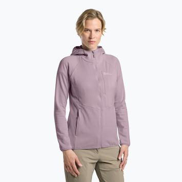 Bluza polarowa damska Jack Wolfskin Kolbenberg Hooded Full Zip wild blossom