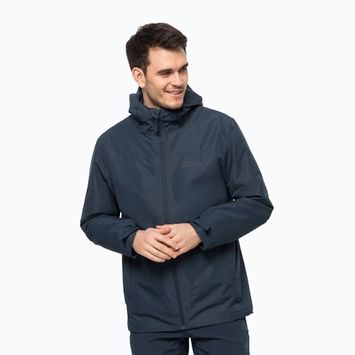 Kurtka 3w1 męska Jack Wolfskin Taubenberg night blue