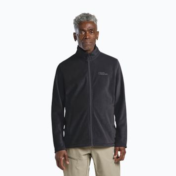 Bluza polarowa męska Jack Wolfskin Taunus Fz black