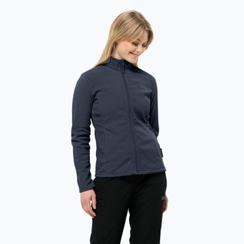 Bluza polarowa damska Jack Wolfskin Taunus Fz night blue
