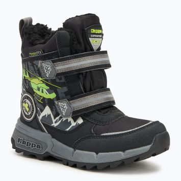 Śniegowce dziecięce Kappa Mountres Tex black/lime