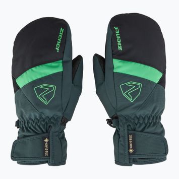 Rękawice narciarskie dziecięce ZIENER Levin GTX Mitten dark jungle