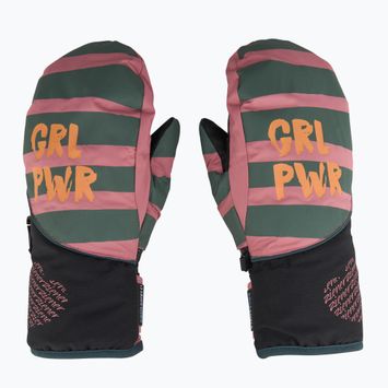 Rękawice narciarskie dziecięce ZIENER Liwani Aquashield PR Mitten rose blossom