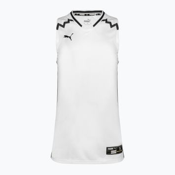 Tank top koszykarski męska PUMA Hoops Team Game Jersey puma white