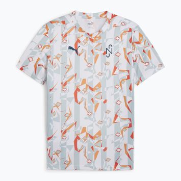 Koszulka piłkarska męska PUMA Neymar JR Creativity Jersey puma white/hot heat