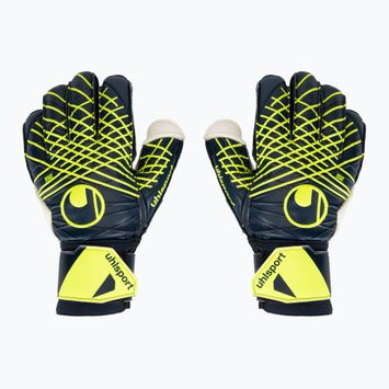 Rękawice bramkarskie uhlsport Prediction Soft Flex Frame black/white/fluo orange