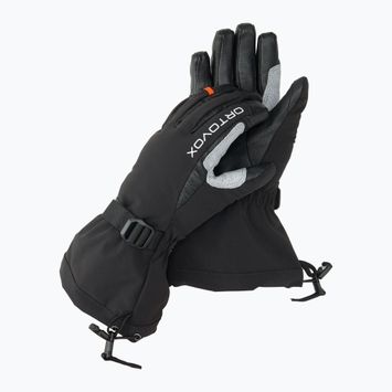 Rękawice narciarskie damskie ORTOVOX Merino Mountain black raven