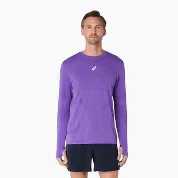 Longsleeve do biegania męski ASICS Road Seamless LS edo purple