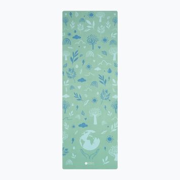 Mata do jogi Yoga Design Lab Green Earth 3.5 mm green