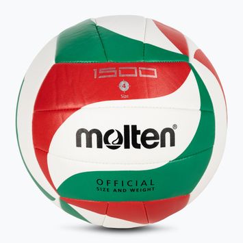 Piłka do siatkówki Molten V4M1500 white/green/red rozmiar 4