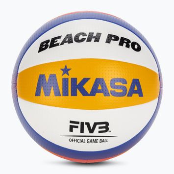 Piłka do siatkówki plażowej Mikasa BV550C white/blue/yellow rozmiar 5